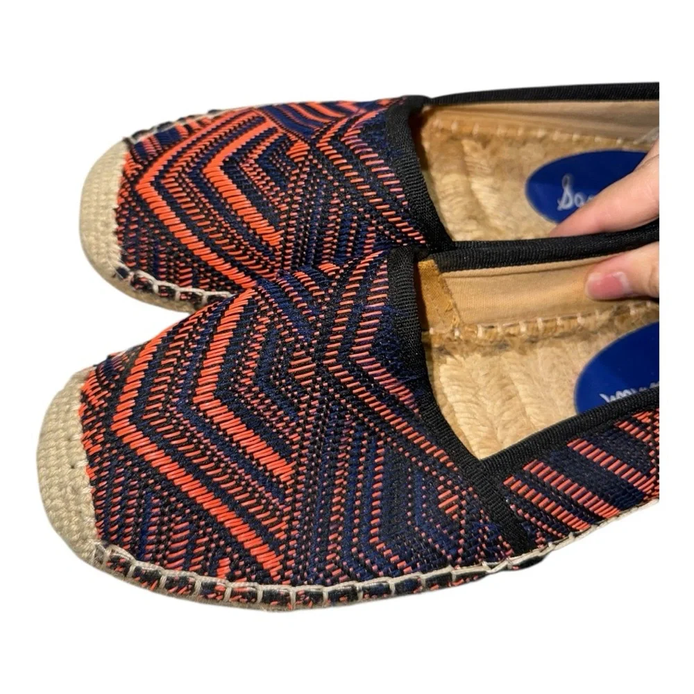Women’s Sam Edelman Navy Blue/Orange Espadrilles - 7.5